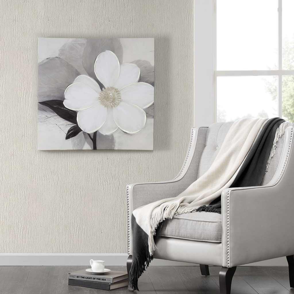 Madison Park - Midday Bloom Canvas With Hand Embellishment - White - See below
Madison Park - Midday Bloom Canvas With Hand Embellishment - White - See below