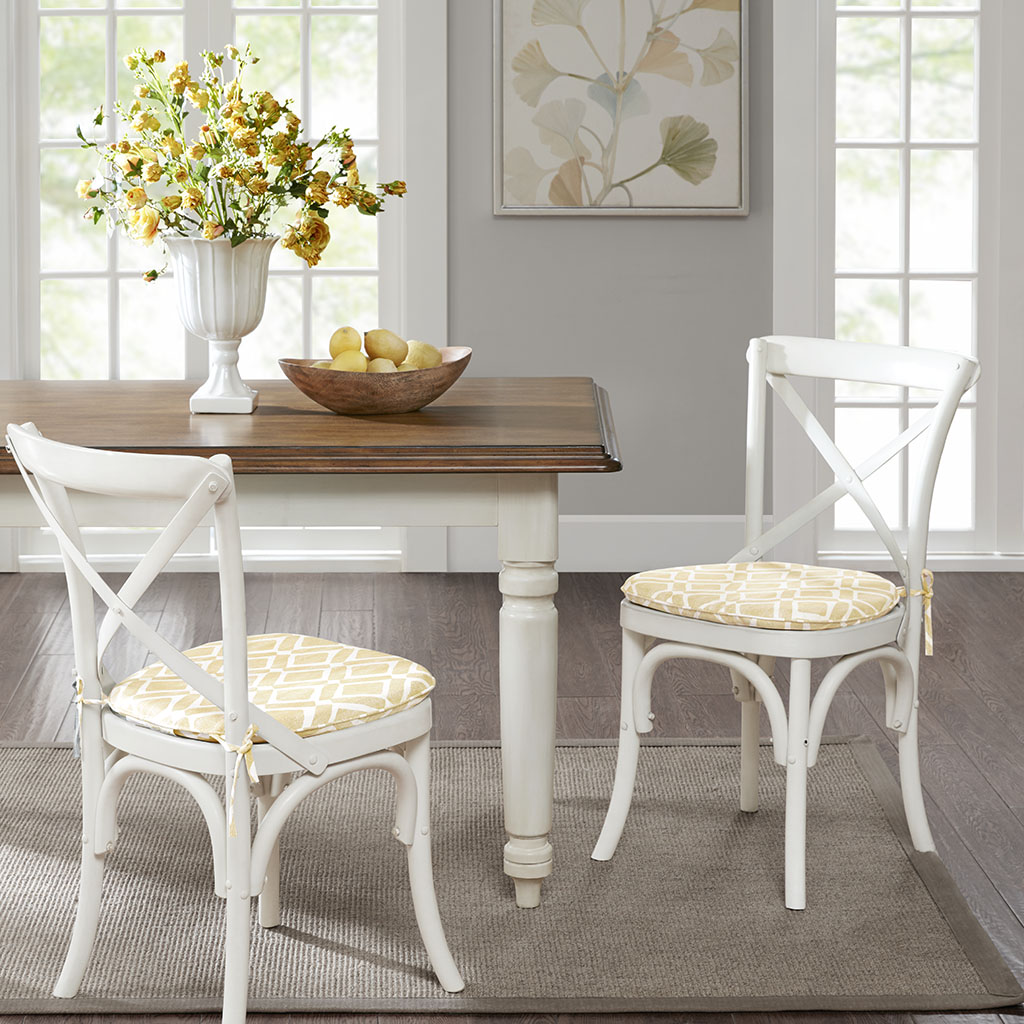 Madison Park - Delray Diamond Printed Diamond Chair Pad Pair - Yellow - 16x17x1
Madison Park - Delray Diamond Printed Diamond Chair Pad Pair - Yellow - 16x17x1