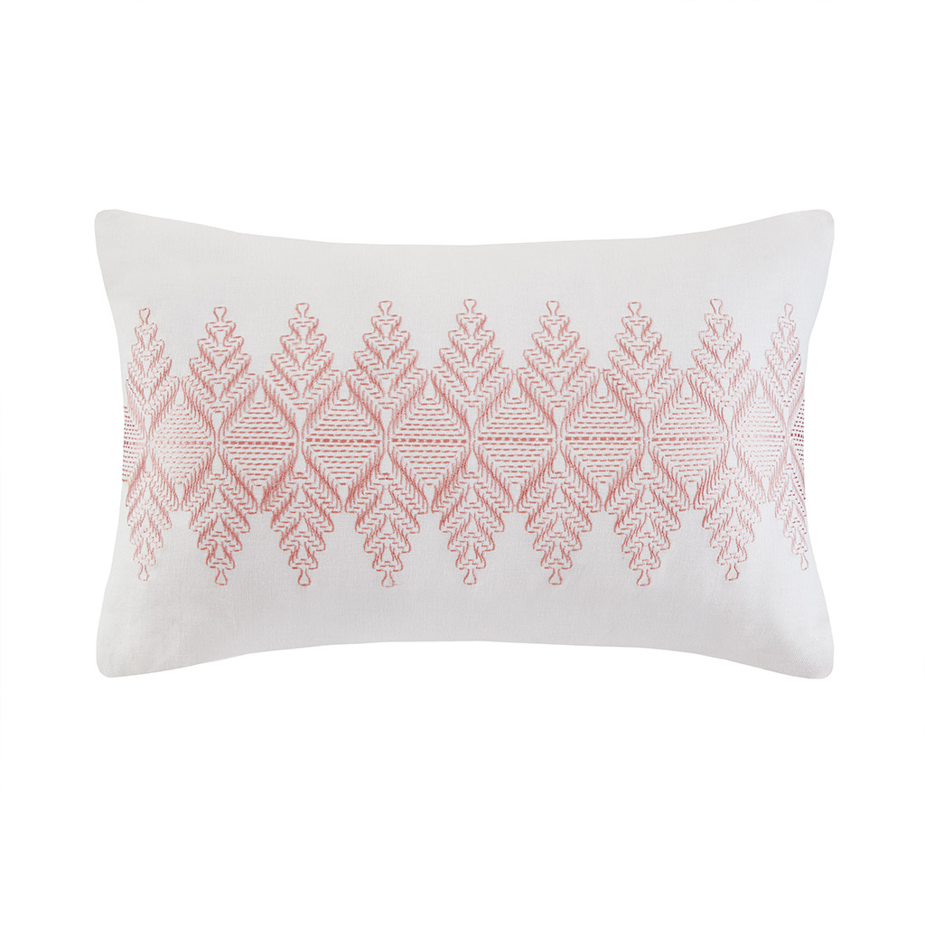 Echo Design - Simona Embroidered Cotton Oblong Decorative Pillow - Grey - 12x20''
Echo Design - Simona Embroidered Cotton Oblong Decorative Pillow - Grey - 12x20''