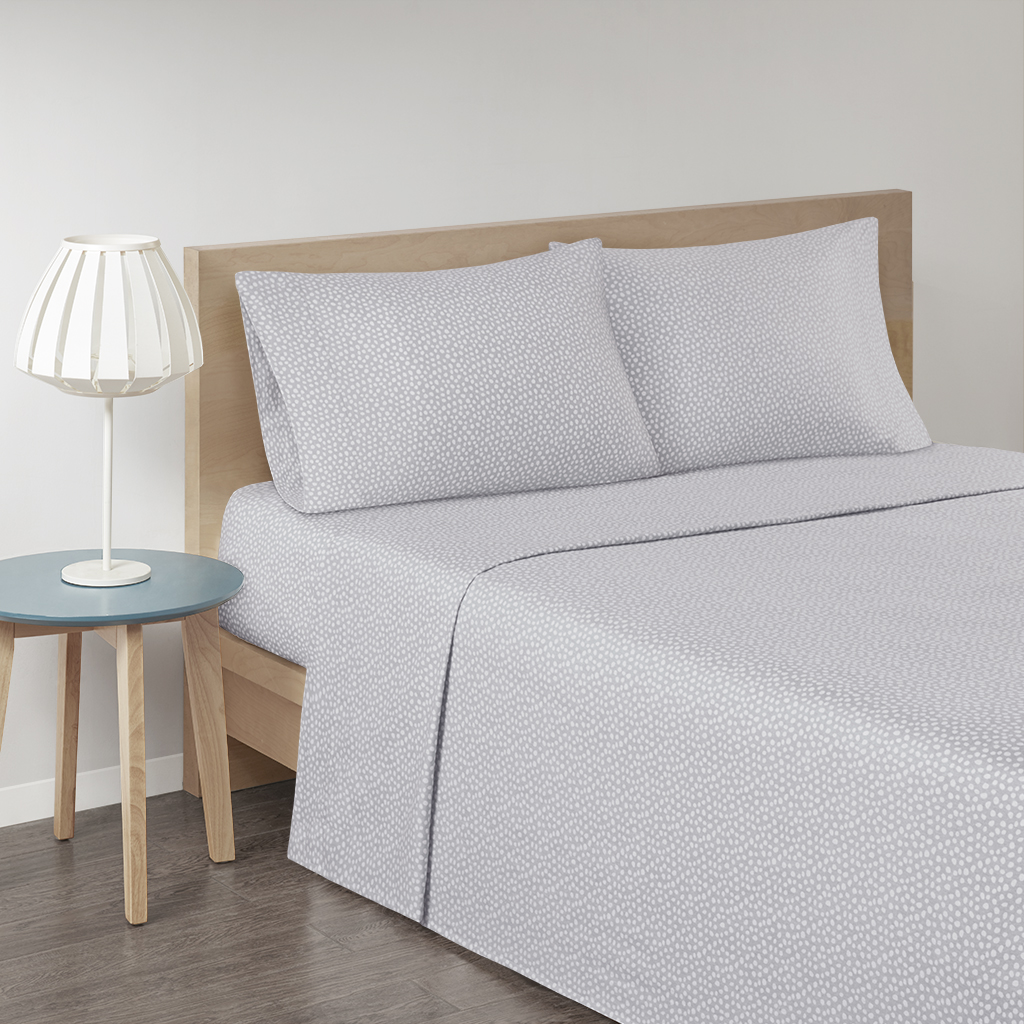 True North by Sleep Philosophy - Cozy Flannel 100% Cotton Flannel Printed Sheet Set - Grey Dots - Twin
True North by Sleep Philosophy - Cozy Flannel 100% Cotton Flannel Printed Sheet Set - Grey Dots - Twin