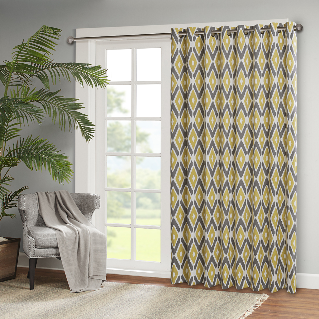 Madison Park - Ashlin Diamond Printed Patio Curtain - Yellow - 84" Panel
Madison Park - Ashlin Diamond Printed Patio Curtain - Yellow - 84" Panel