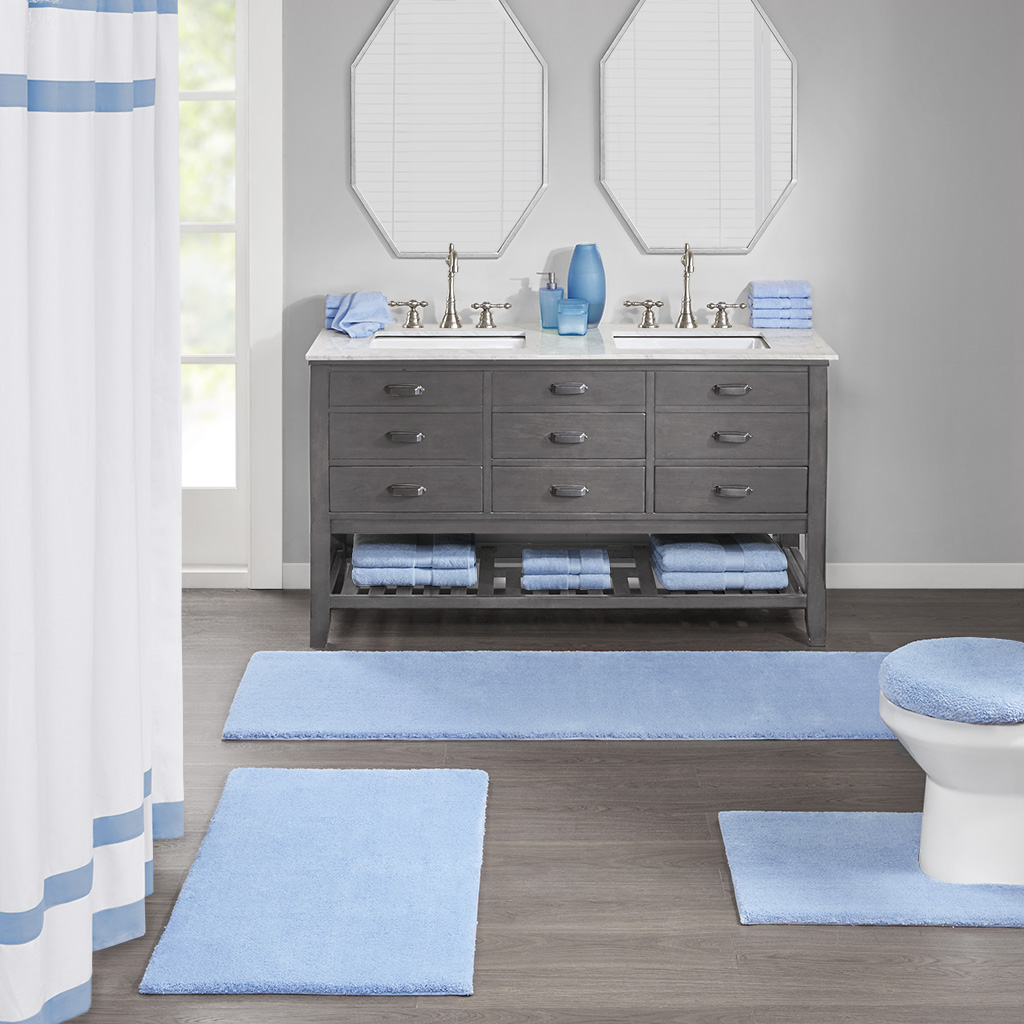 Madison Park Signature - Marshmallow Bath Rug Collection - Blue - Standard Lid
Madison Park Signature - Marshmallow Bath Rug Collection - Blue - Standard Lid