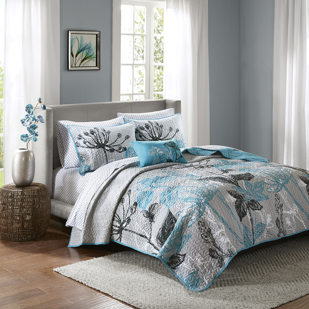 Madison Park Essentials - Claremont Complete Coverlet and Cotton Sheet Set - Aqua - Twin
Madison Park Essentials - Claremont Complete Coverlet and Cotton Sheet Set - Aqua - Twin