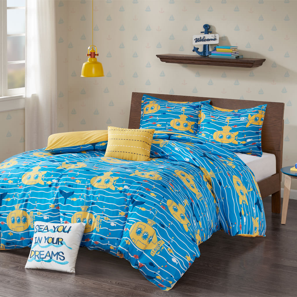 Urban Habitat Kids - Hawkins 5 Piece Cotton Comforter Set - Blue - Full/Queen
Urban Habitat Kids - Hawkins 5 Piece Cotton Comforter Set - Blue - Full/Queen