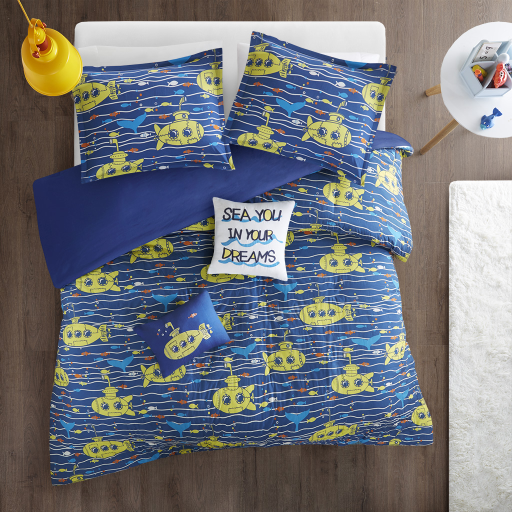 Urban Habitat Kids - Hawkins Cotton Printed Duvet Cover Set - Navy - Twin/Twin XL
Urban Habitat Kids - Hawkins Cotton Printed Duvet Cover Set - Navy - Twin/Twin XL