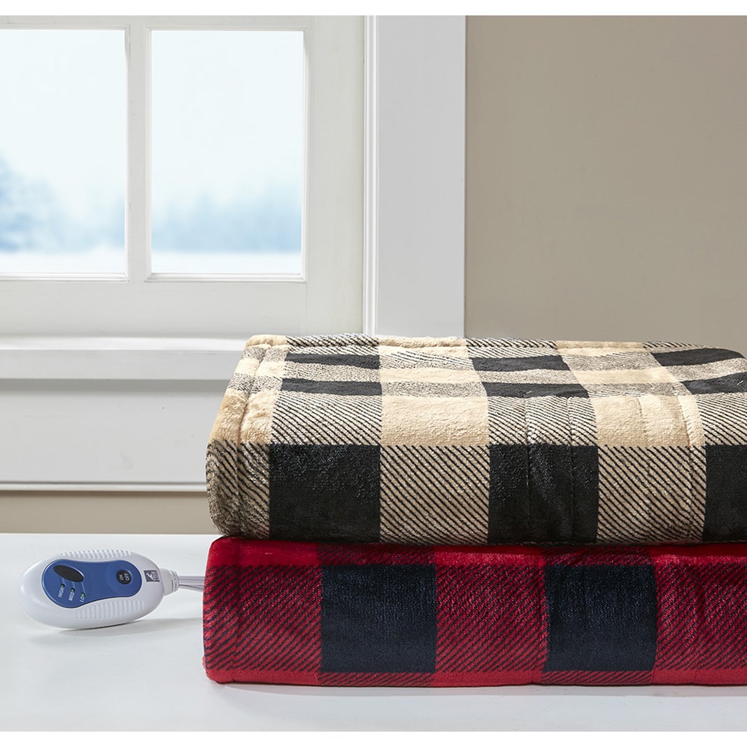 True North by Sleep Philosophy - Jacob Heated Plush Throw - Buffalo Check Tan - 60x70
True North by Sleep Philosophy - Jacob Heated Plush Throw - Buffalo Check Tan - 60x70