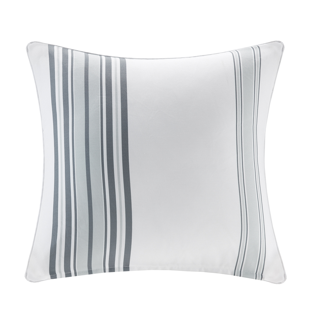 Madison Park - Newport Printed Stripe 3M Scotchgard Outdoor Square Pillow - Grey - 20x20
Madison Park - Newport Printed Stripe 3M Scotchgard Outdoor Square Pillow - Grey - 20x20