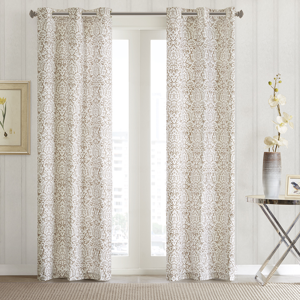 Intelligent Design - Panama Energy Efficient Window Curtain Pair - Taupe - 84" Panel
Intelligent Design - Panama Energy Efficient Window Curtain Pair - Taupe - 84" Panel