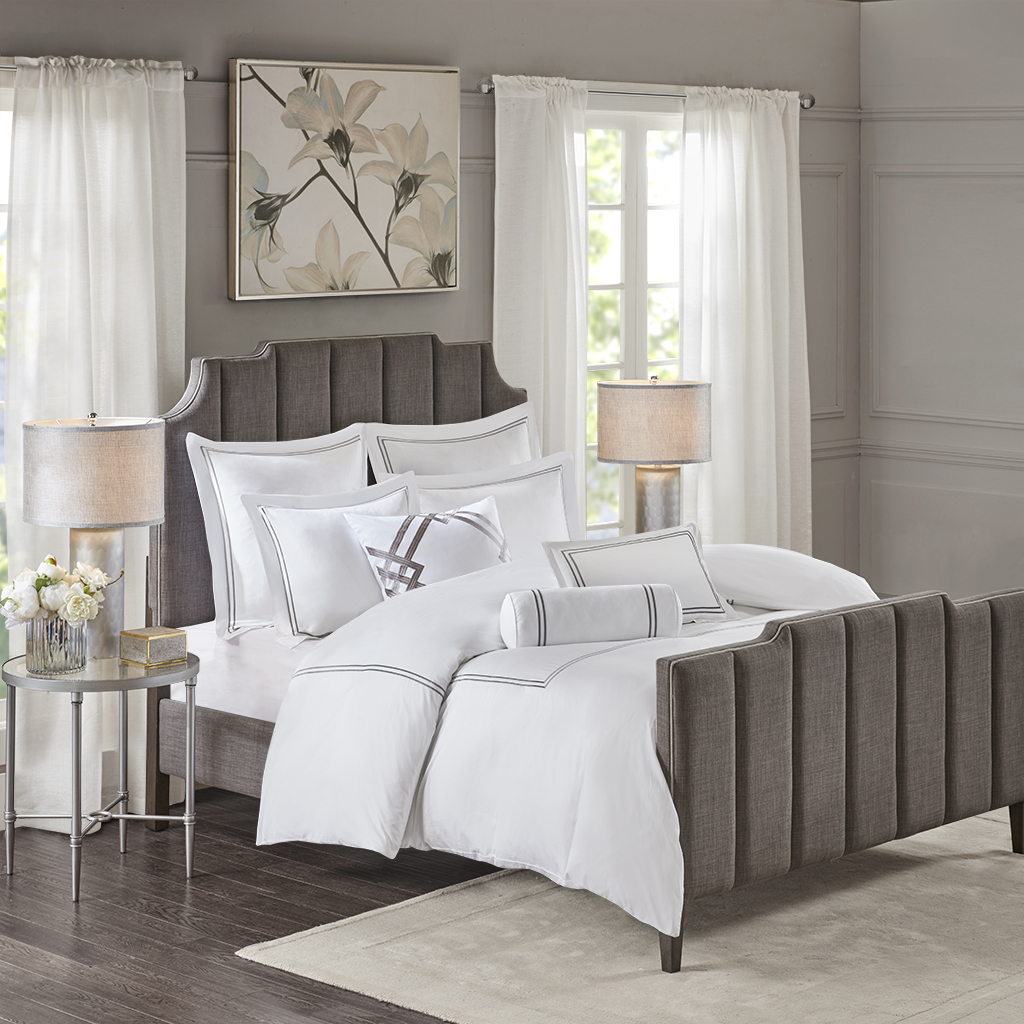 Madison Park Signature - Hotel 101 400 Thread Count Comforter Set - Grey - King
Madison Park Signature - Hotel 101 400 Thread Count Comforter Set - Grey - King