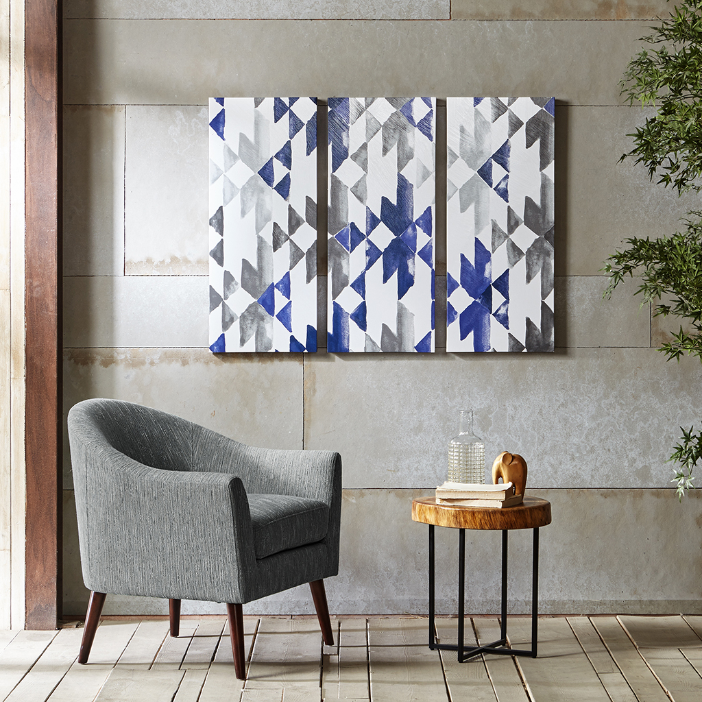 INK+IVY - Navy Sierra Gel Coat Printed Canvas 3 Piece Set - Blue - See below
INK+IVY - Navy Sierra Gel Coat Printed Canvas 3 Piece Set - Blue - See below