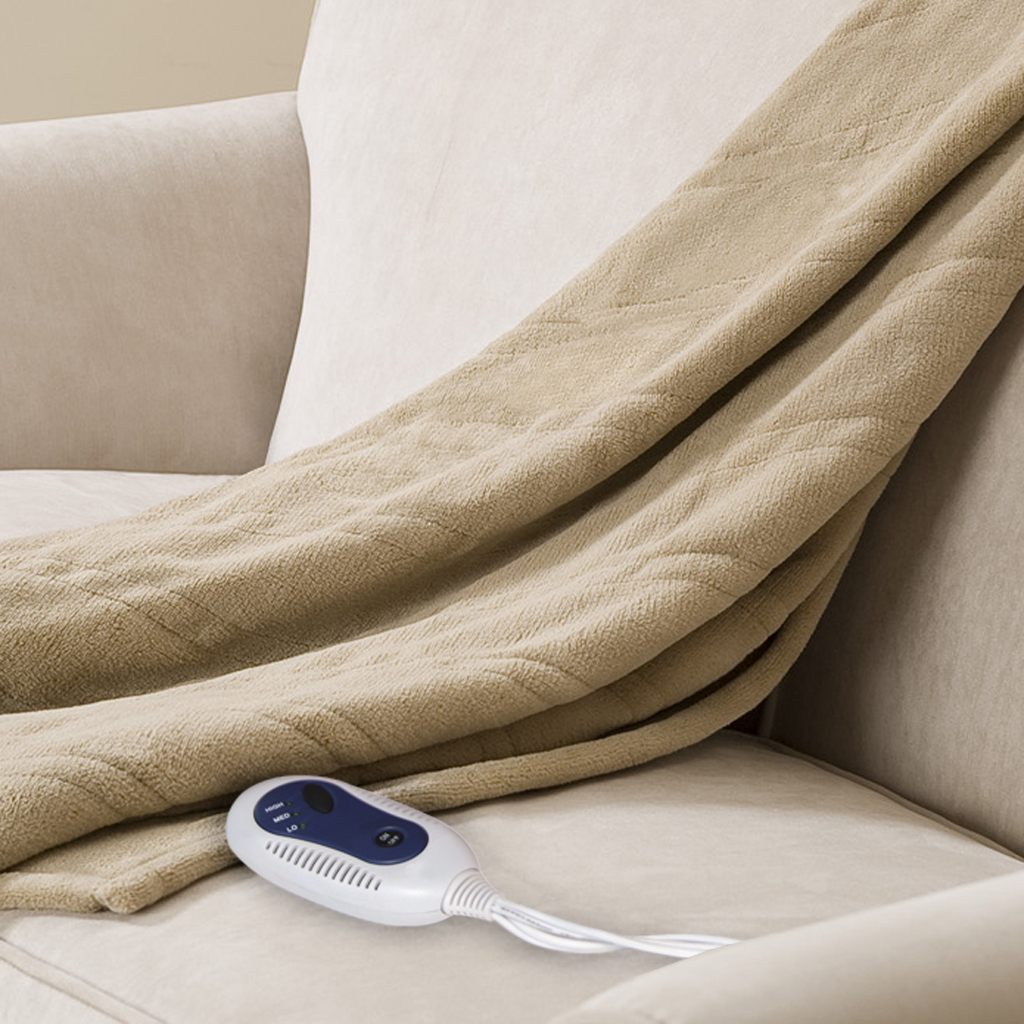 Premier Comfort - Warm Spun Soloft Knitted Micro Raschel Electric Throw - Khaki - 50x60
Premier Comfort - Warm Spun Soloft Knitted Micro Raschel Electric Throw - Khaki - 50x60