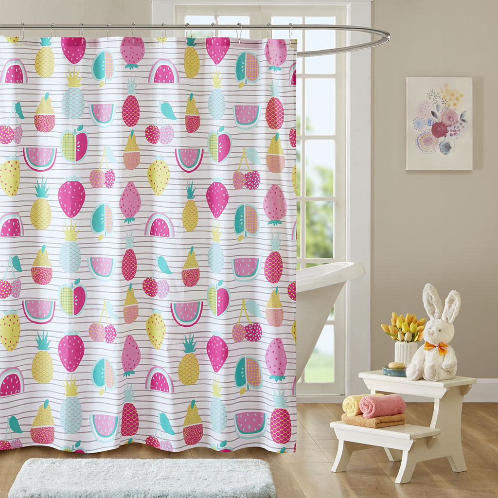 Urban Habitat Kids - Frutti Tutti Cotton Printed Shower Curtain - Red/Yellow - 72x72
Urban Habitat Kids - Frutti Tutti Cotton Printed Shower Curtain - Red/Yellow - 72x72