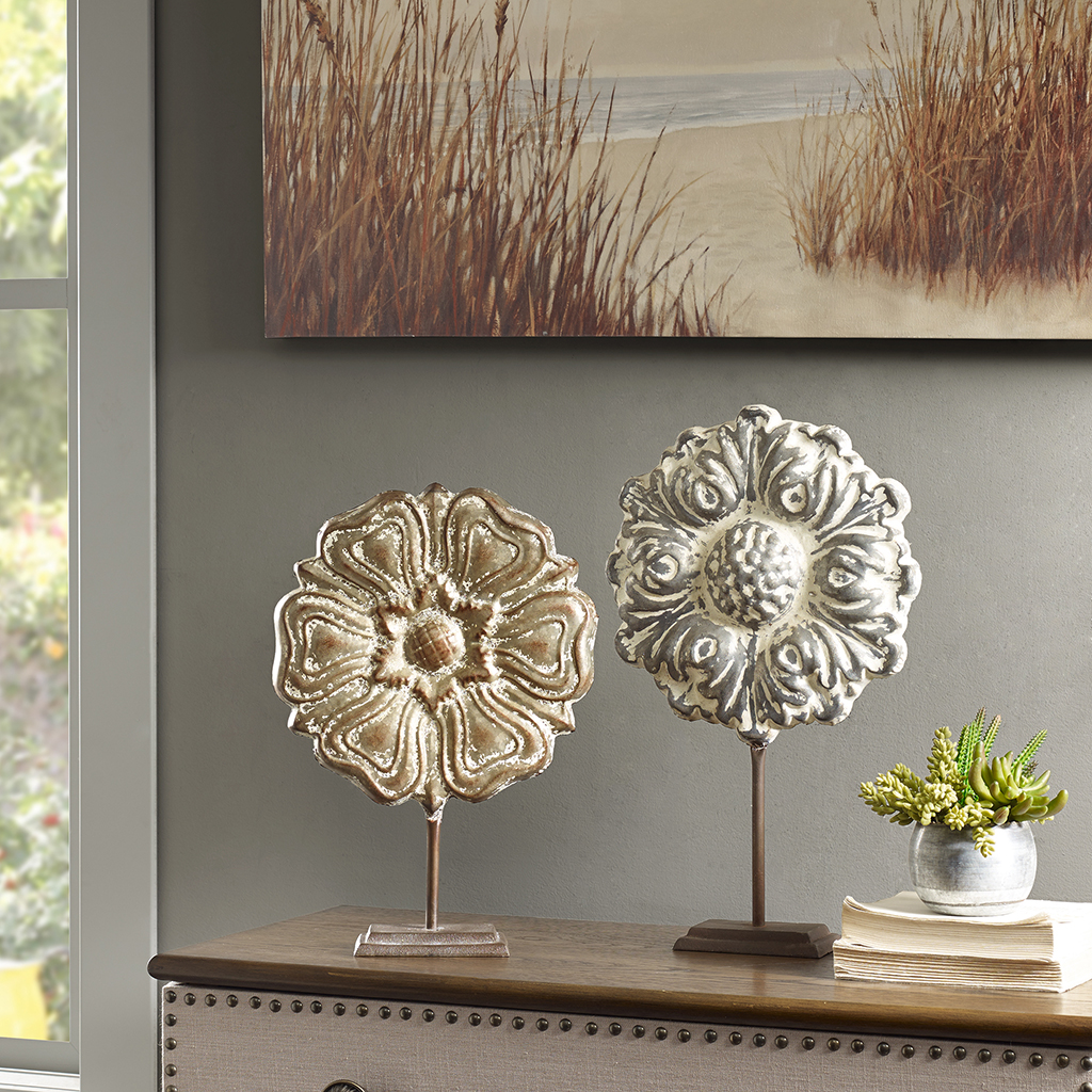 Madison Park - Harlowe Painted Iron Sculpture Set of 2 - Natural - See below
Madison Park - Harlowe Painted Iron Sculpture Set of 2 - Natural - See below