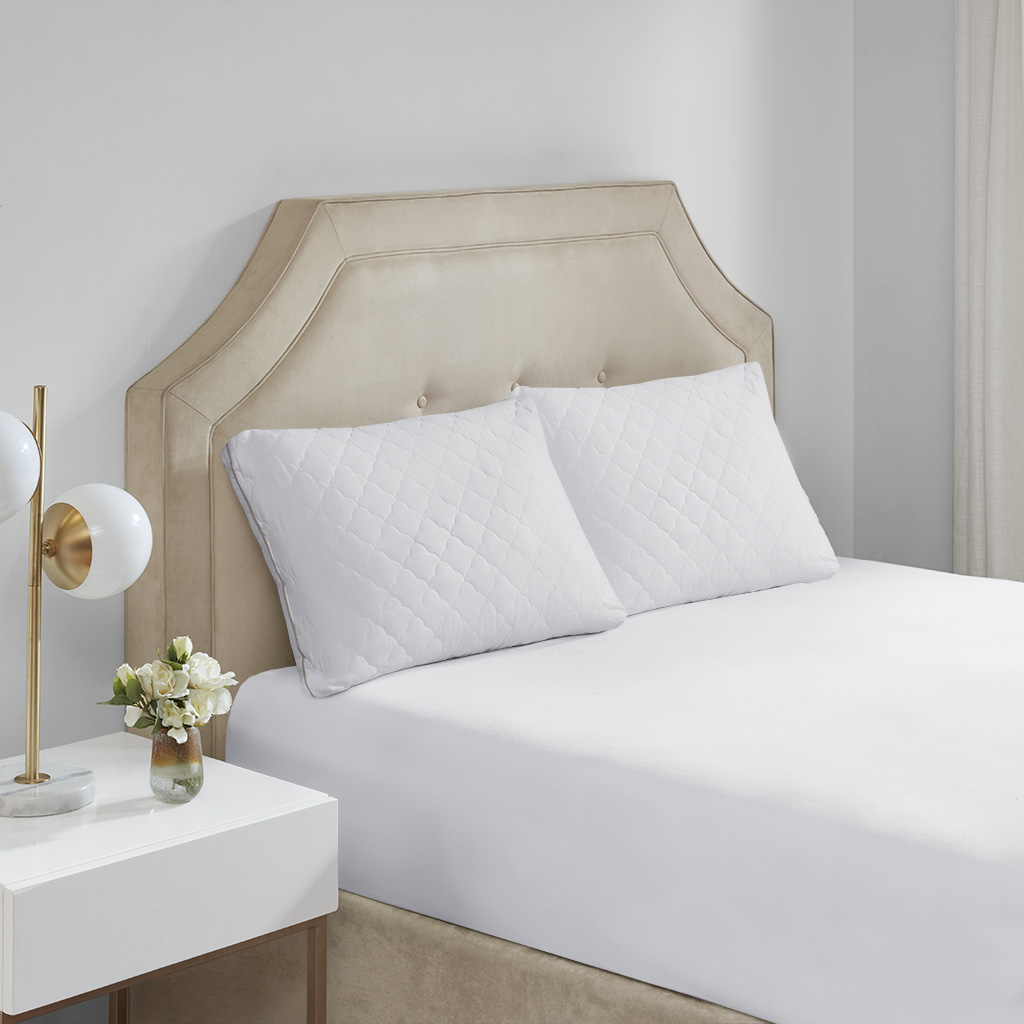 Sleep Philosophy - Wonder Wool 300TC Cotton Sateen Quilted Pillow Pair - White - King
Sleep Philosophy - Wonder Wool 300TC Cotton Sateen Quilted Pillow Pair - White - King