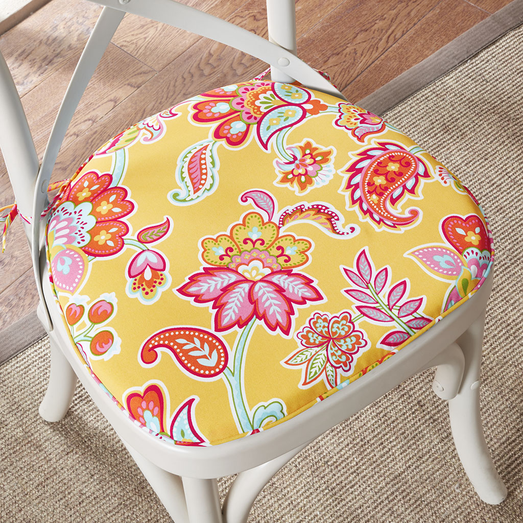 Madison Park - Carillo Floral 3M Scotchgard Indoor/Outdoor Chair Pad Pair - Yellow Multi - 16x17x1
Madison Park - Carillo Floral 3M Scotchgard Indoor/Outdoor Chair Pad Pair - Yellow Multi - 16x17x1