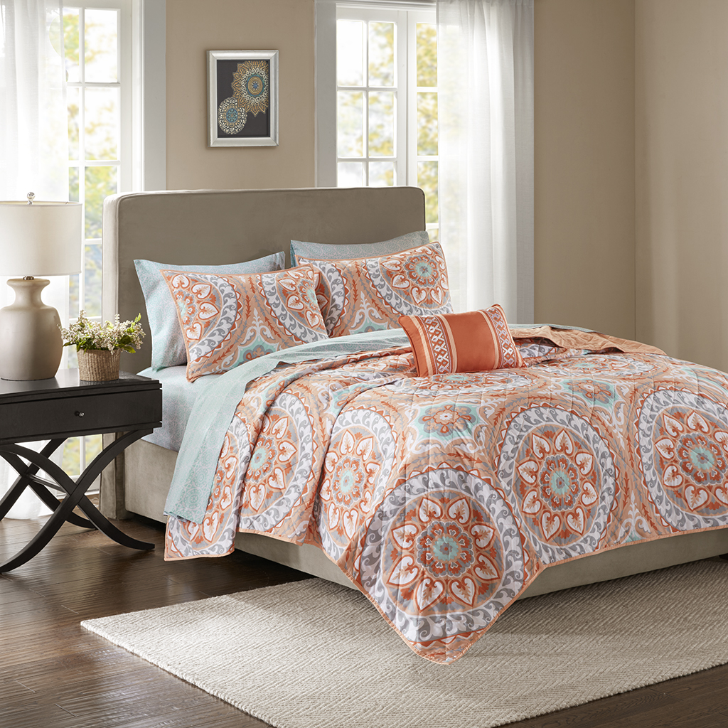 Madison Park Essentials - Serenity Complete Coverlet and Cotton Sheet Set - Coral - Full
Madison Park Essentials - Serenity Complete Coverlet and Cotton Sheet Set - Coral - Full