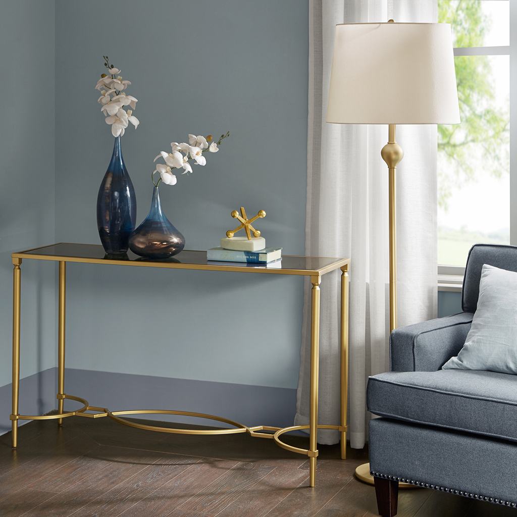 Madison Park Signature - Turner Console Table - Antique Gold - See below
Madison Park Signature - Turner Console Table - Antique Gold - See below