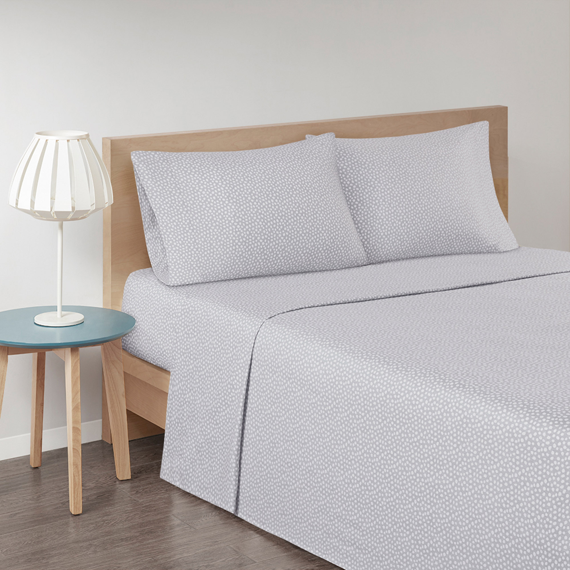 True North by Sleep Philosophy - Cozy Flannel 100% Cotton Flannel Printed Sheet Set - Grey Dots - Full
True North by Sleep Philosophy - Cozy Flannel 100% Cotton Flannel Printed Sheet Set - Grey Dots - Full