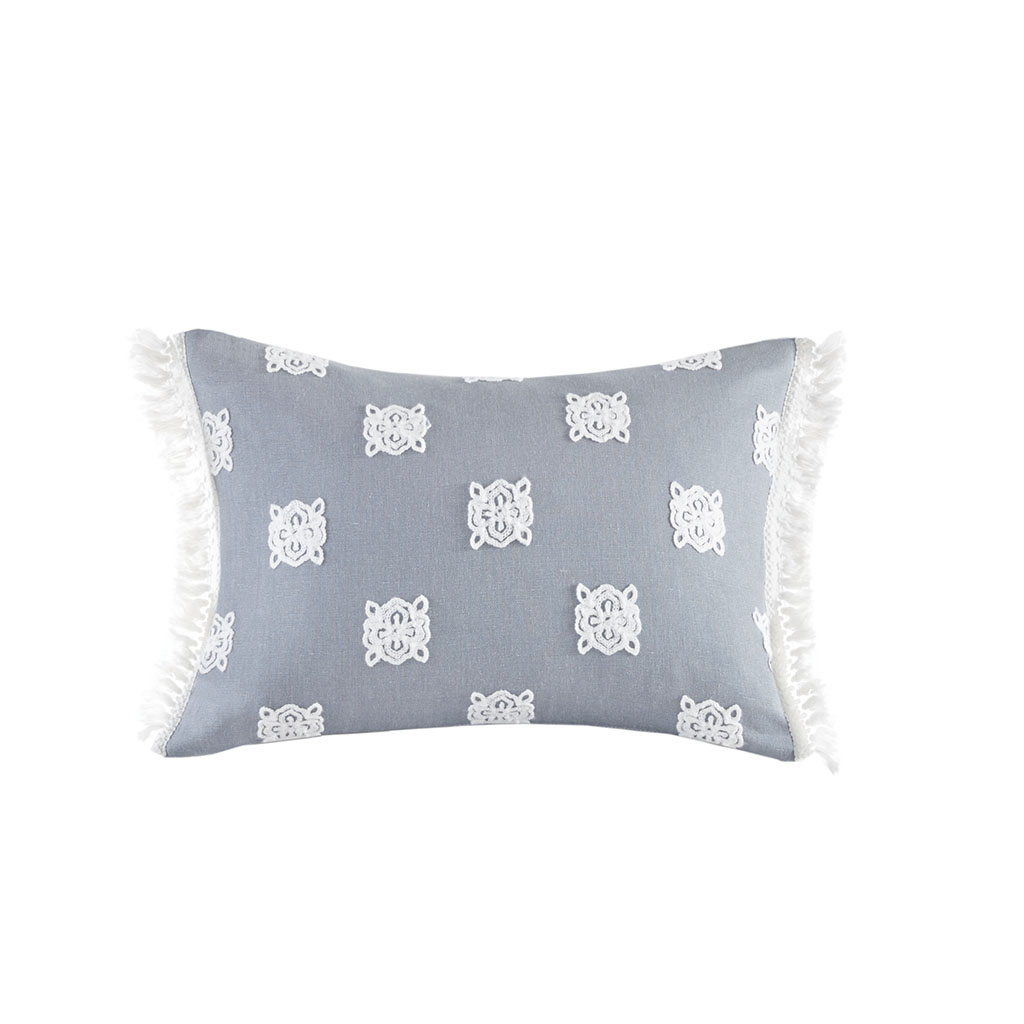 Echo Design - Venus Embroidered Cotton Oblong Decorative Pillow - Grey - 14x18
Echo Design - Venus Embroidered Cotton Oblong Decorative Pillow - Grey - 14x18