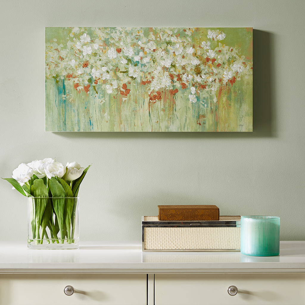 Madison Park - Spring Fields Cross Brush Gel Coat and Hand Embellished Canvas - Green - See below
Madison Park - Spring Fields Cross Brush Gel Coat and Hand Embellished Canvas - Green - See below