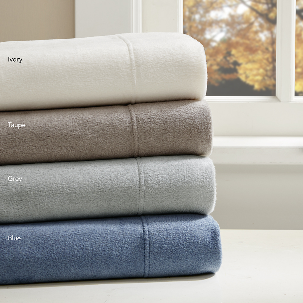 True North by Sleep Philosophy - Liquid Velvet Fleece Sheet Set - Ivory - Queen
True North by Sleep Philosophy - Liquid Velvet Fleece Sheet Set - Ivory - Queen