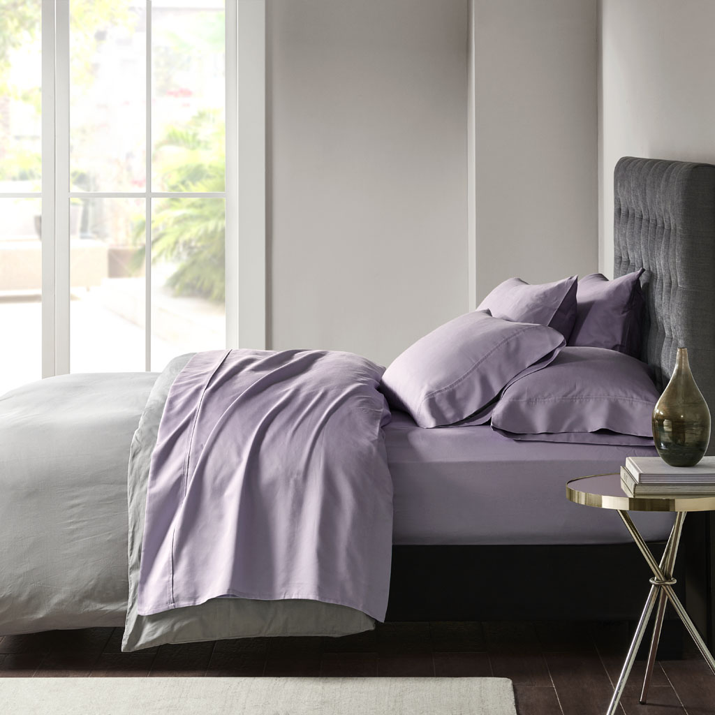 Madison Park - 800 Thread Count Cotton Blend Sateen Sheet Set - Purple - Cal King
Madison Park - 800 Thread Count Cotton Blend Sateen Sheet Set - Purple - Cal King