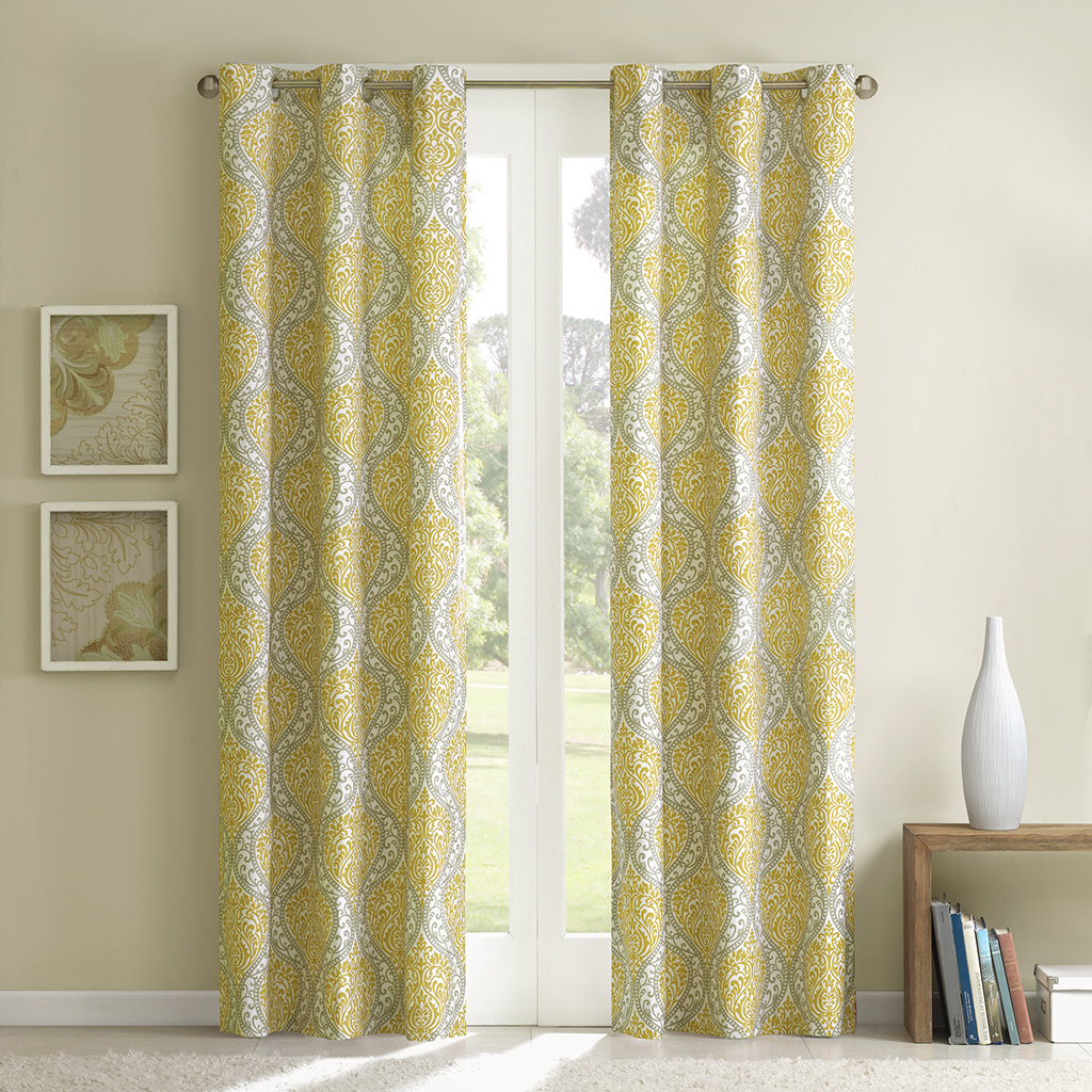 Intelligent Design - Senna Energy Efficient Window Curtain Pair - Yellow - 84" Panel
Intelligent Design - Senna Energy Efficient Window Curtain Pair - Yellow - 84" Panel