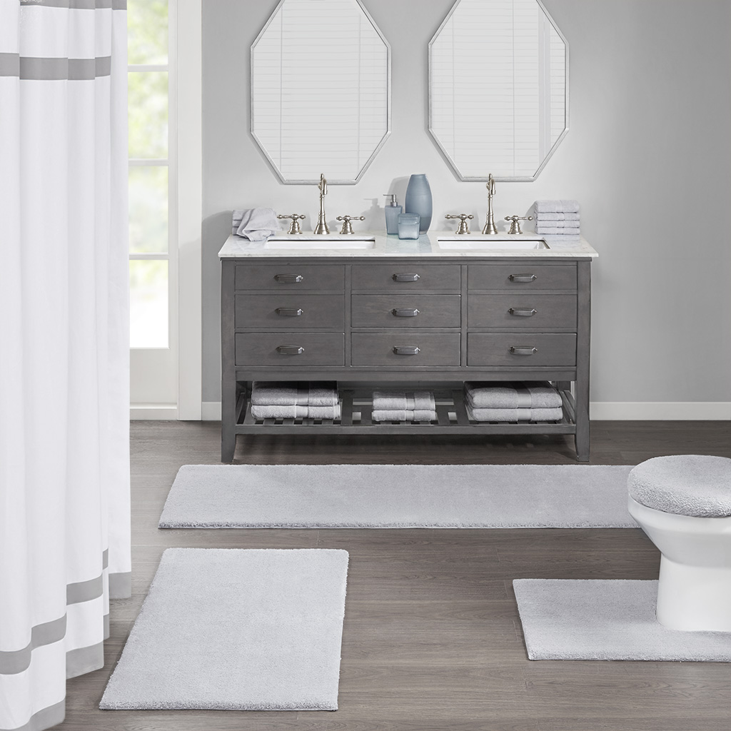 Madison Park Signature - Marshmallow Bath Rug Collection - Grey - Standard Lid
Madison Park Signature - Marshmallow Bath Rug Collection - Grey - Standard Lid