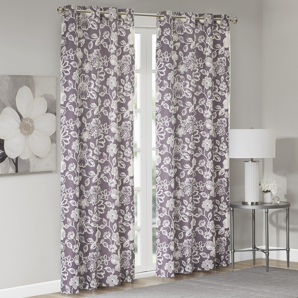 Madison Park Essentials - Lily Floral Printed Foamback Panel Pair - Plum - 50x84
Madison Park Essentials - Lily Floral Printed Foamback Panel Pair - Plum - 50x84
