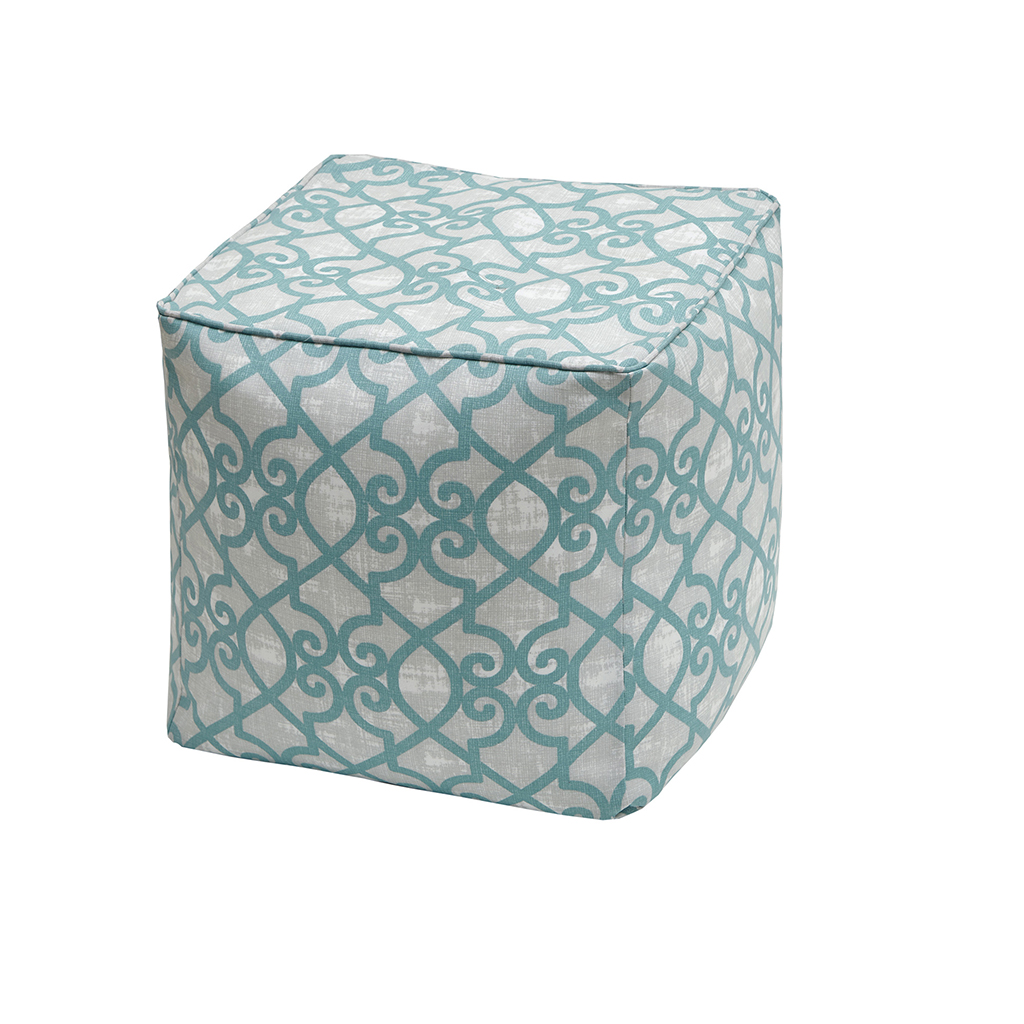 Madison Park - Daven Fretwork 3M Scotchgard Outdoor Square Pouf - Aqua - 18x18x18
Madison Park - Daven Fretwork 3M Scotchgard Outdoor Square Pouf - Aqua - 18x18x18