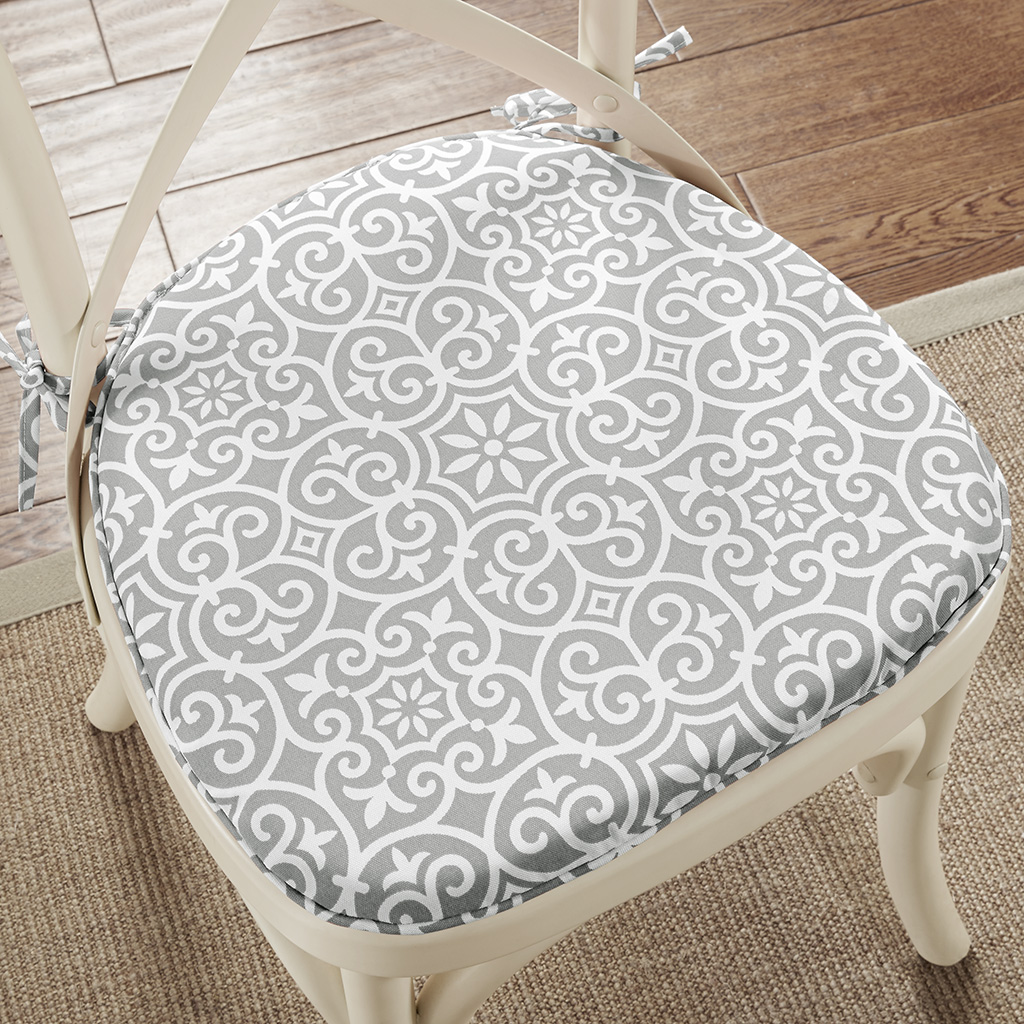 Madison Park - Aptos Fret 3M Scotchgard Indoor/Outdoor Chair Pad Pair - Grey - 16x17x1
Madison Park - Aptos Fret 3M Scotchgard Indoor/Outdoor Chair Pad Pair - Grey - 16x17x1