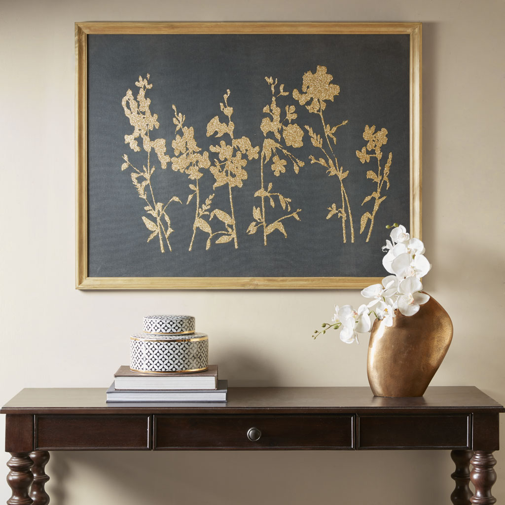 Madison Park Signature - Kyoto Silver Leaf Garden Wall Decor - Black - See below
Madison Park Signature - Kyoto Silver Leaf Garden Wall Decor - Black - See below