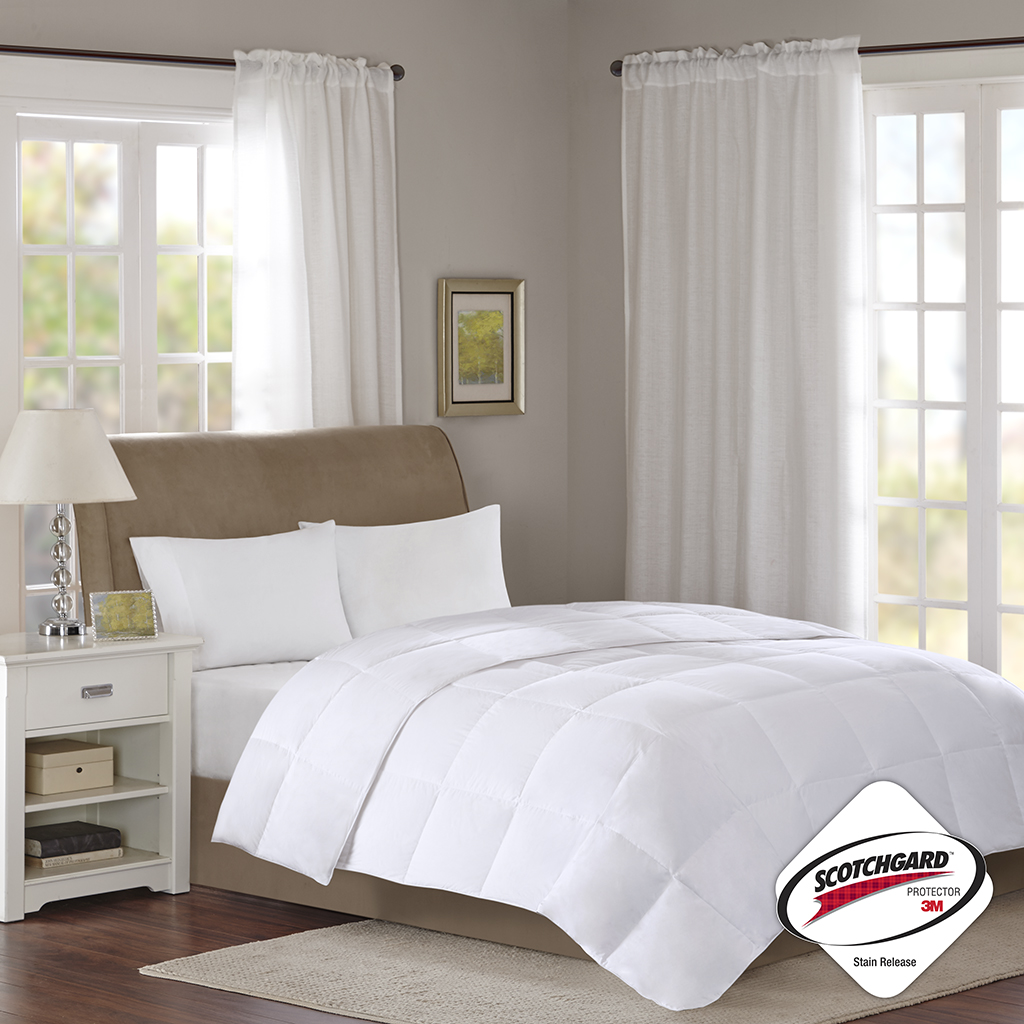 True North by Sleep Philosophy - Level 1 300 Thread Count Cotton Sateen White Down Comforter with 3M Scotchgard - White - Twin
True North by Sleep Philosophy - Level 1 300 Thread Count Cotton Sateen White Down Comforter with 3M Scotchgard - White - Twin