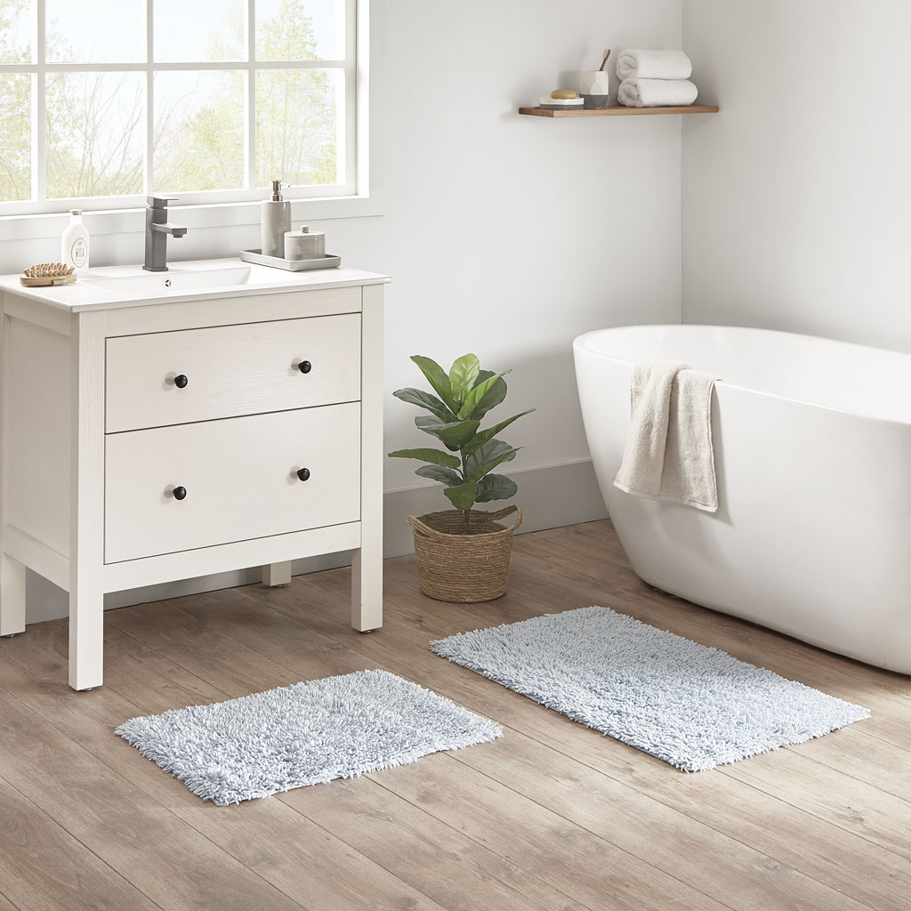 Madison Park - Elements Organic Cotton 2 Piece Bath Rug Set - Blue - 17x24"/20x32
Madison Park - Elements Organic Cotton 2 Piece Bath Rug Set - Blue - 17x24"/20x32