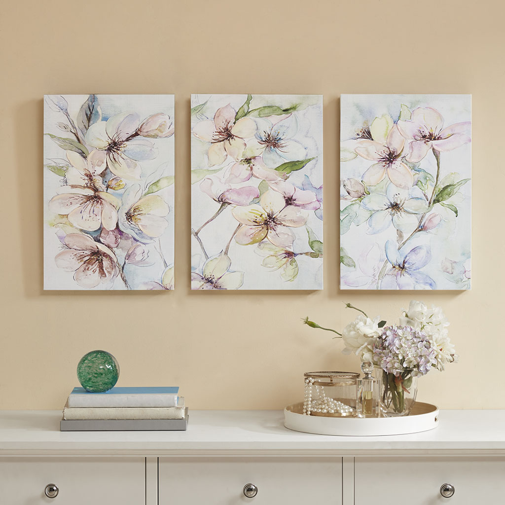 Madison Park - Nectar Florals Hand Embellished Canvas 3 Piece Set - Multi - See below
Madison Park - Nectar Florals Hand Embellished Canvas 3 Piece Set - Multi - See below