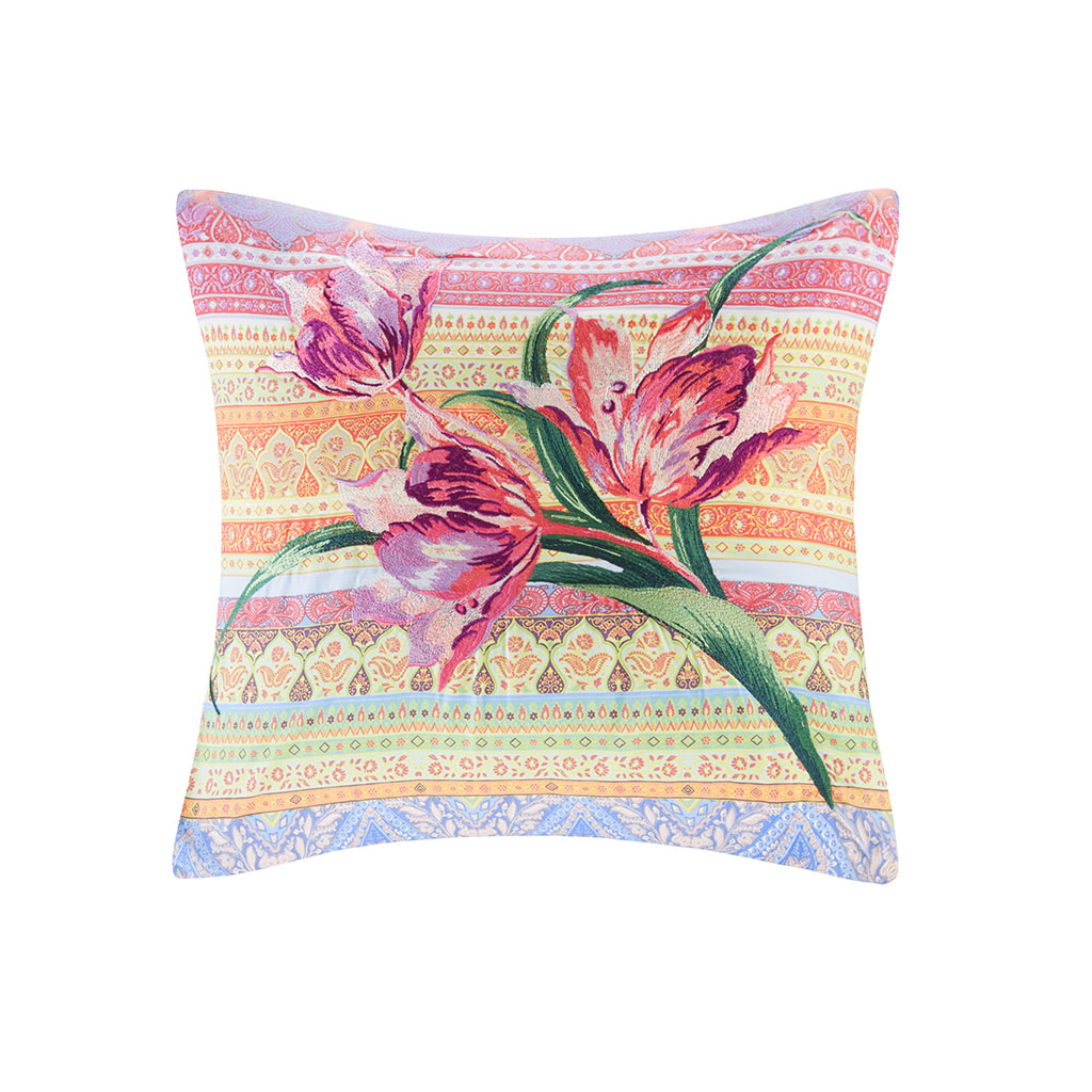 Echo Design - Sofia Embroidered Cotton Square Decorative Pillow - Multi - 18x18
Echo Design - Sofia Embroidered Cotton Square Decorative Pillow - Multi - 18x18