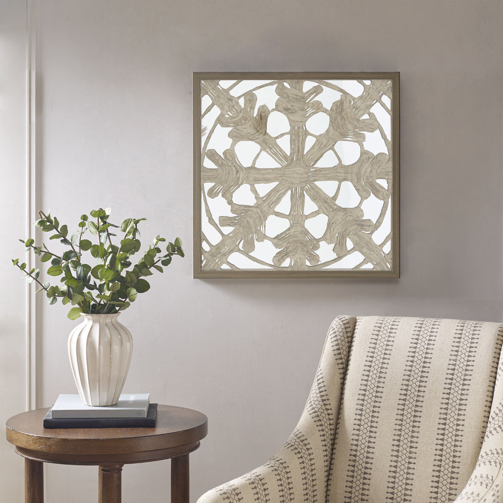 Harbor House - Lattice Mirror Rice Paper With Mirror Back - Natural - See below
Harbor House - Lattice Mirror Rice Paper With Mirror Back - Natural - See below