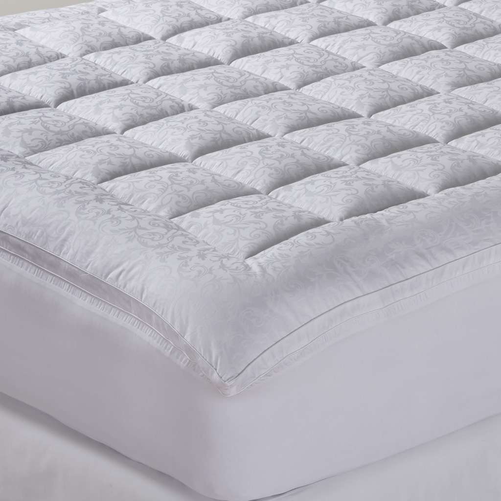

Comfort Classics - Hotel Collection Jacquard Fiber Bed - White - Queen