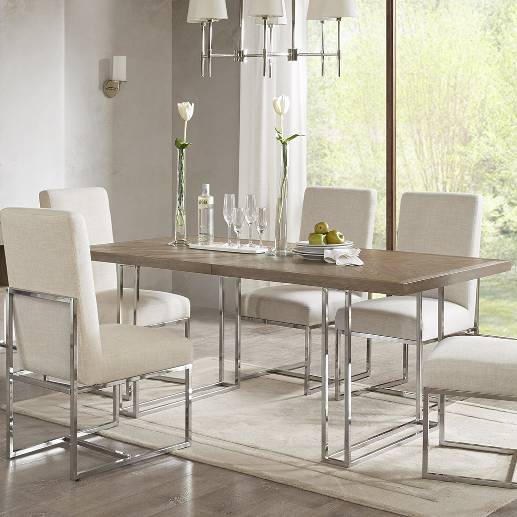 

Madison Park - Junn Dining Table - Washed Grey - See below