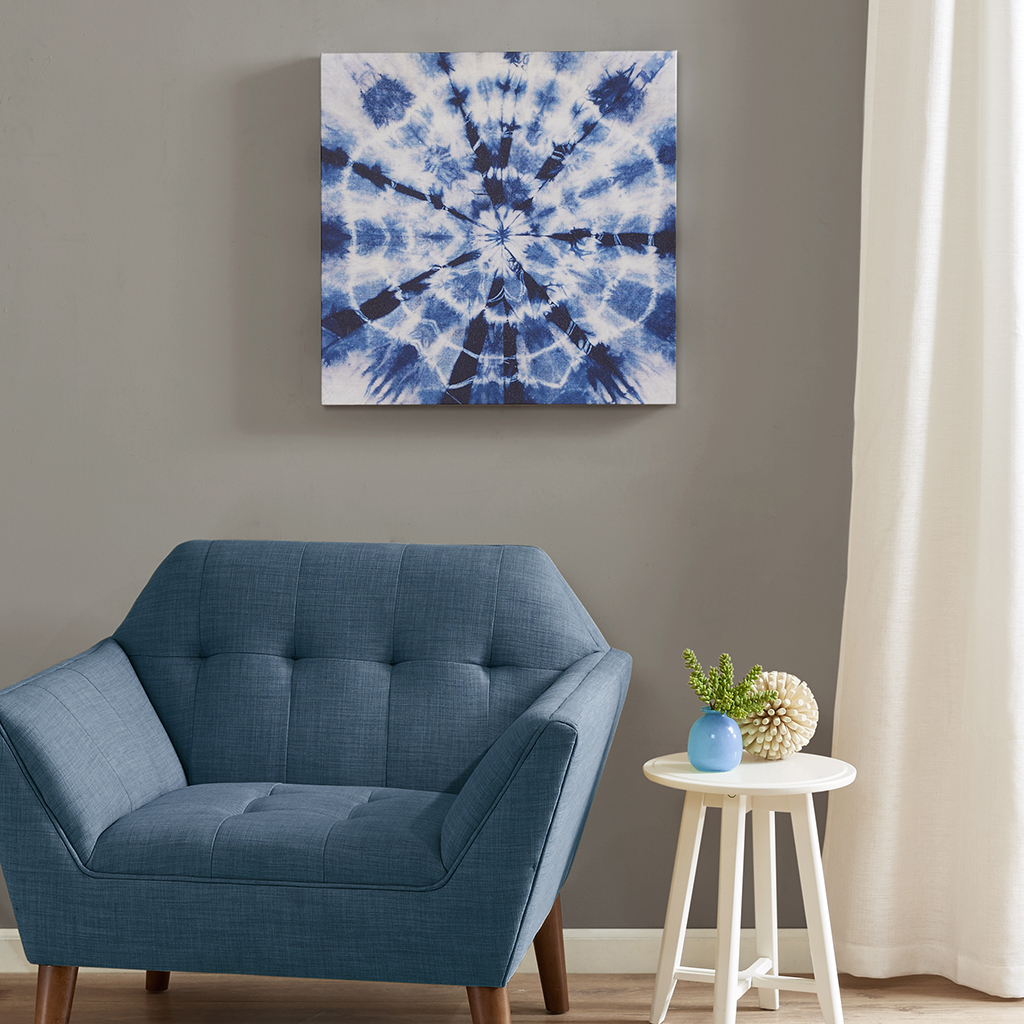 

Urban Habitat - Going Batik Blue Gel Coat Canvas with MDF Board - Blue - See below