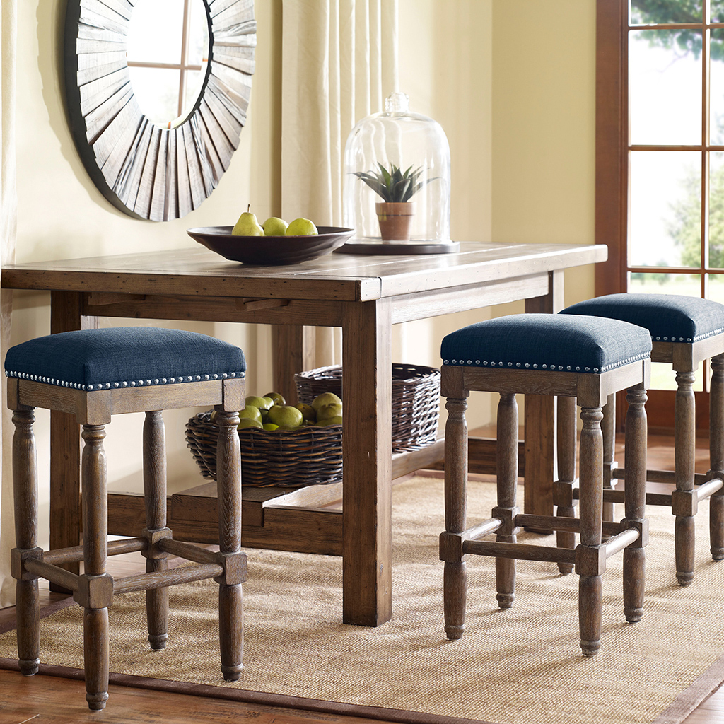 

Madison Park - Cirque Stool (Set of 2) - Navy - See below