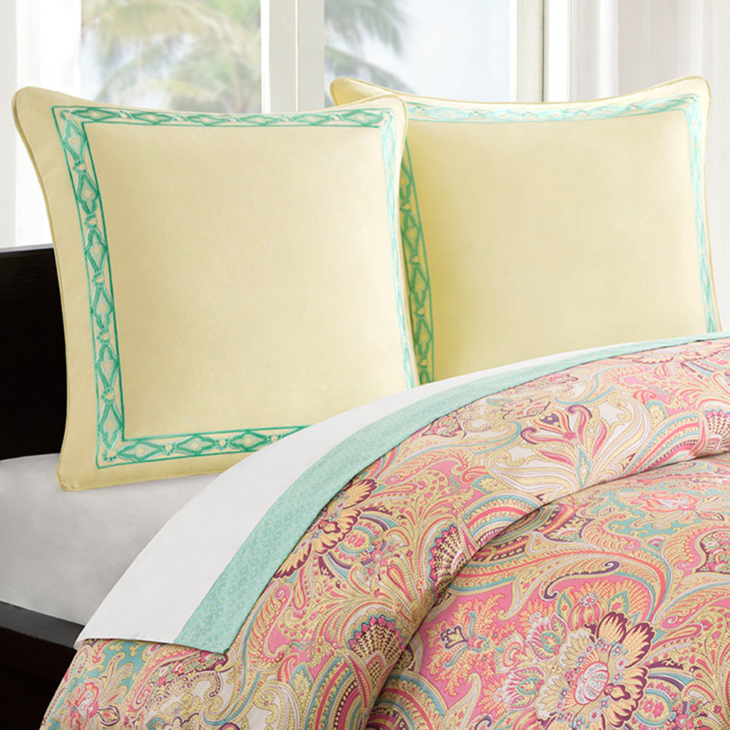 

Echo Design - Guinevere Euro Sham - Yellow - Euro Sham