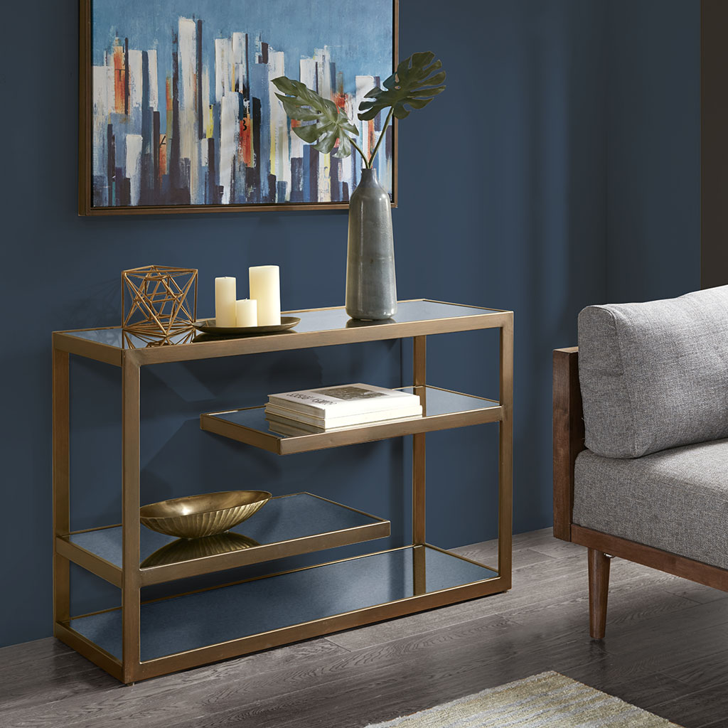 

INK+IVY - Garett Console Table - Bronze - See below