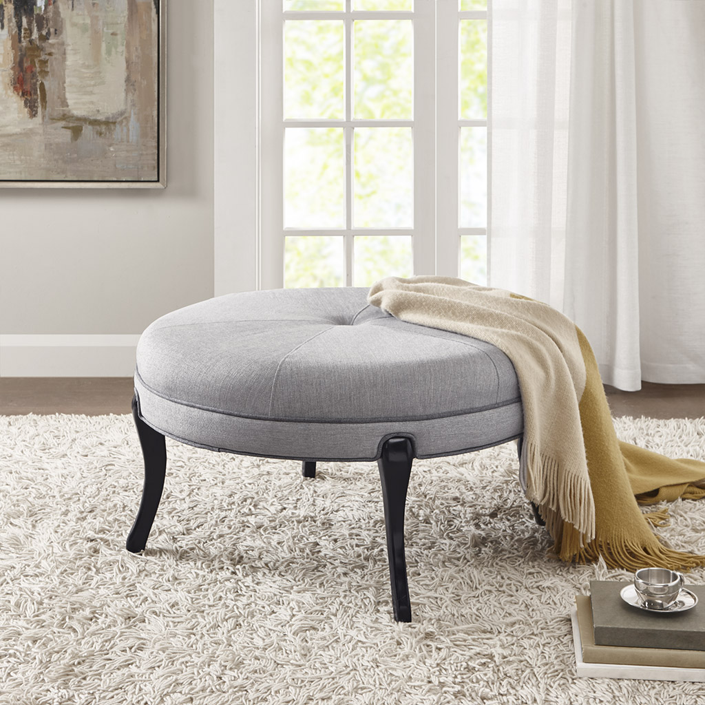 

Madison Park Signature - Shelby Ottoman - Natural - See below