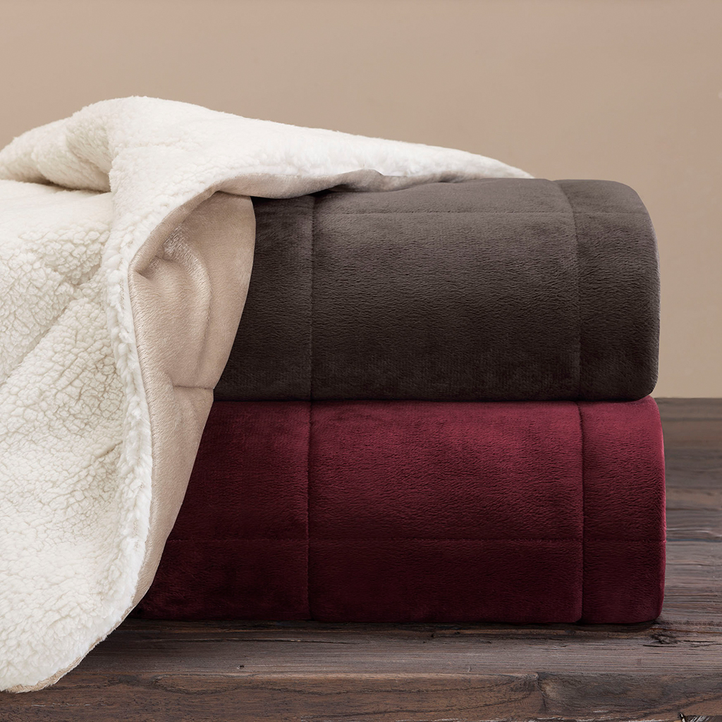 

Comfort Classics - Mink/Berber D-Alt. Throw Throw - Brown - 50x70