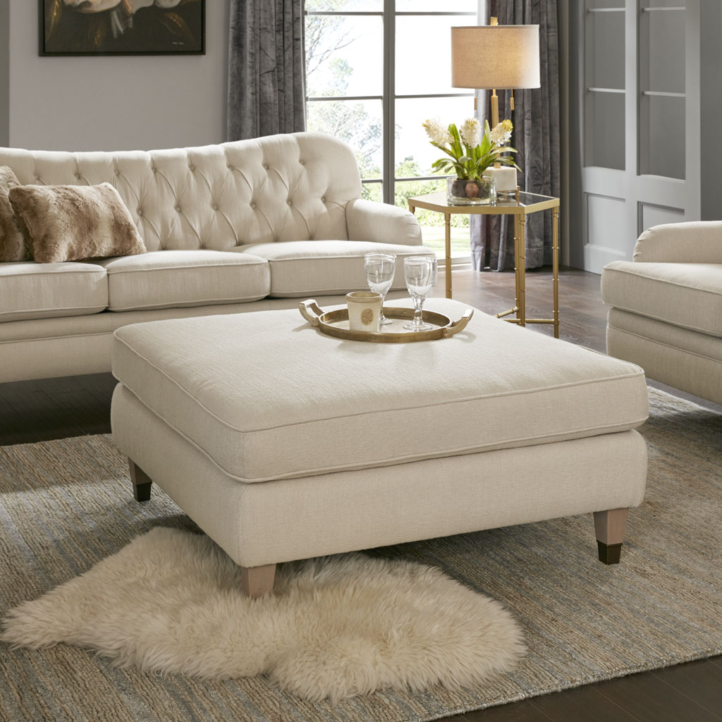 

Madison Park Signature - Aurora Ottoman - Natural - See below