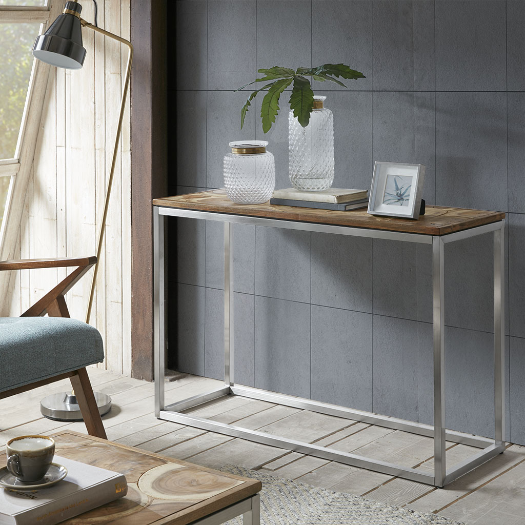 

INK+IVY - Mendocino Console - Brown - See below