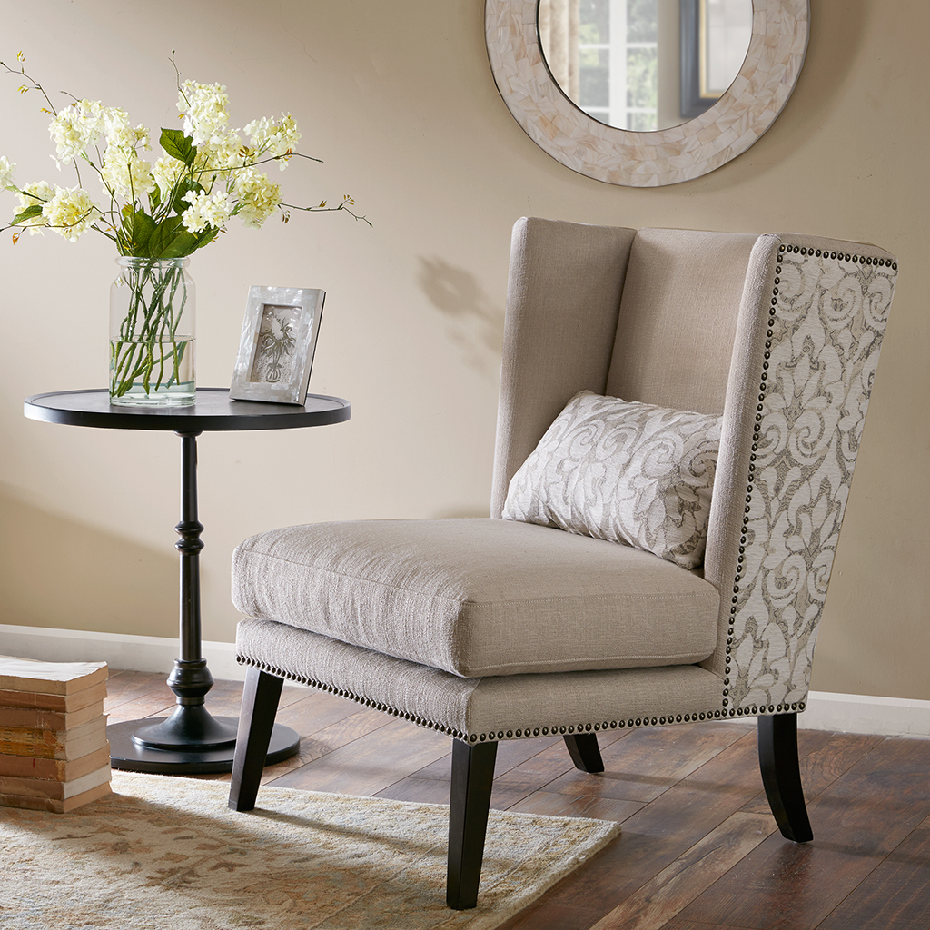 

Madison Park - Emma Accent Chair - Tan Multi - See below