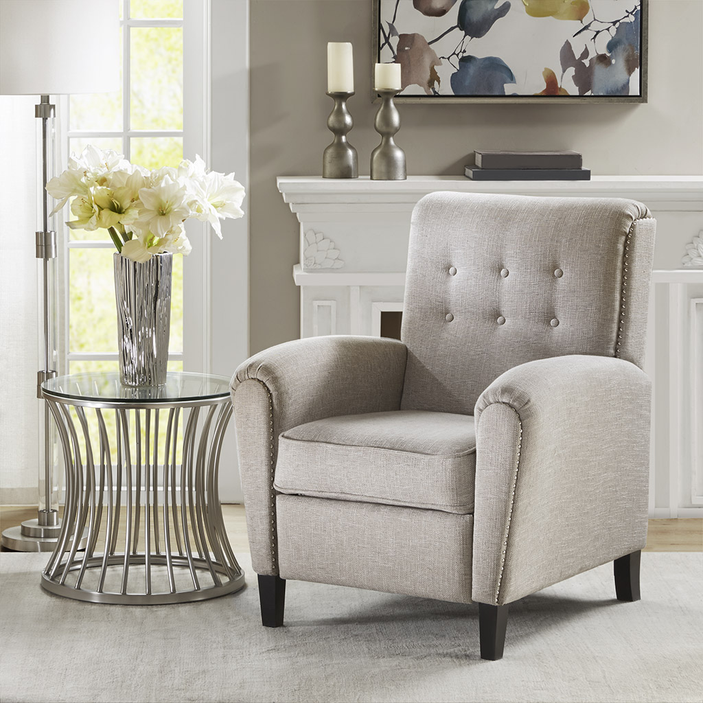 

Madison Park - Higgins Recliner Chair - Grey - See below