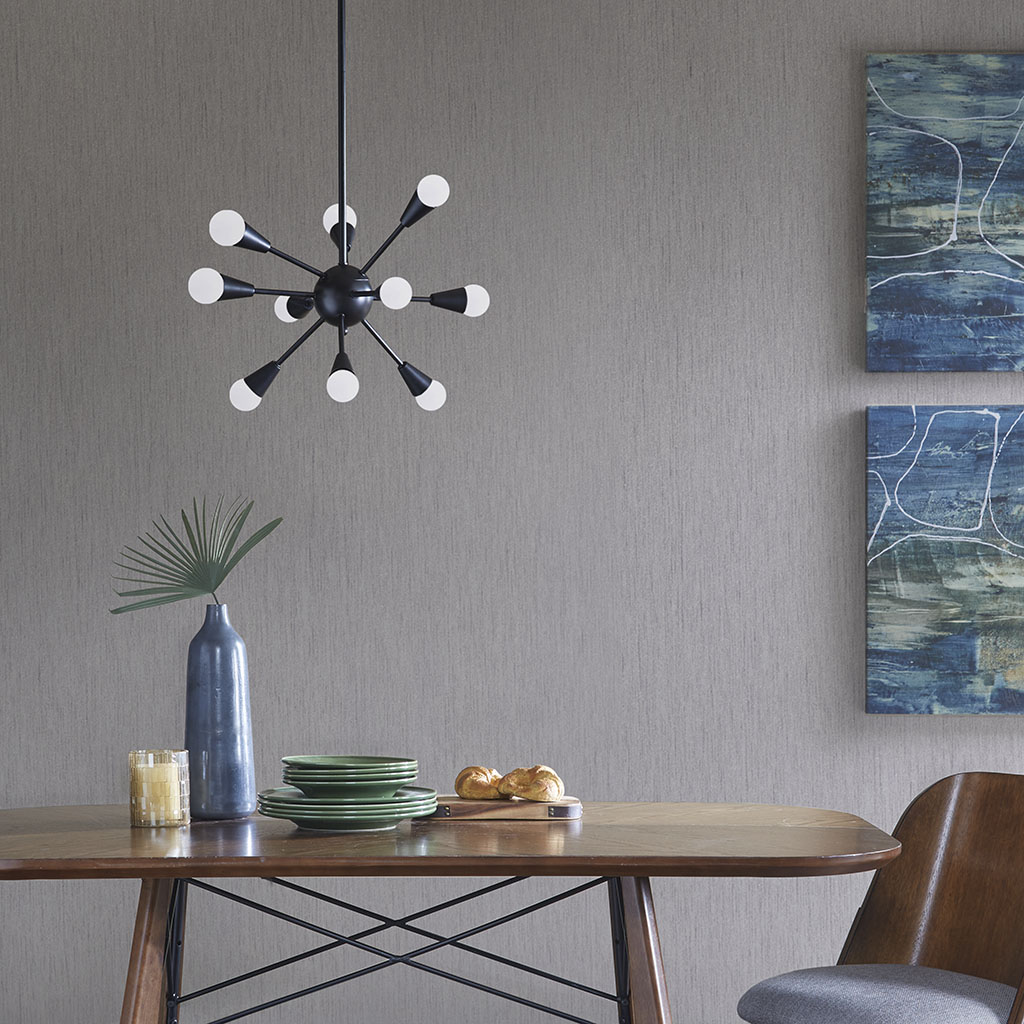 

INK+IVY - Camden Chandelier - Black - See below